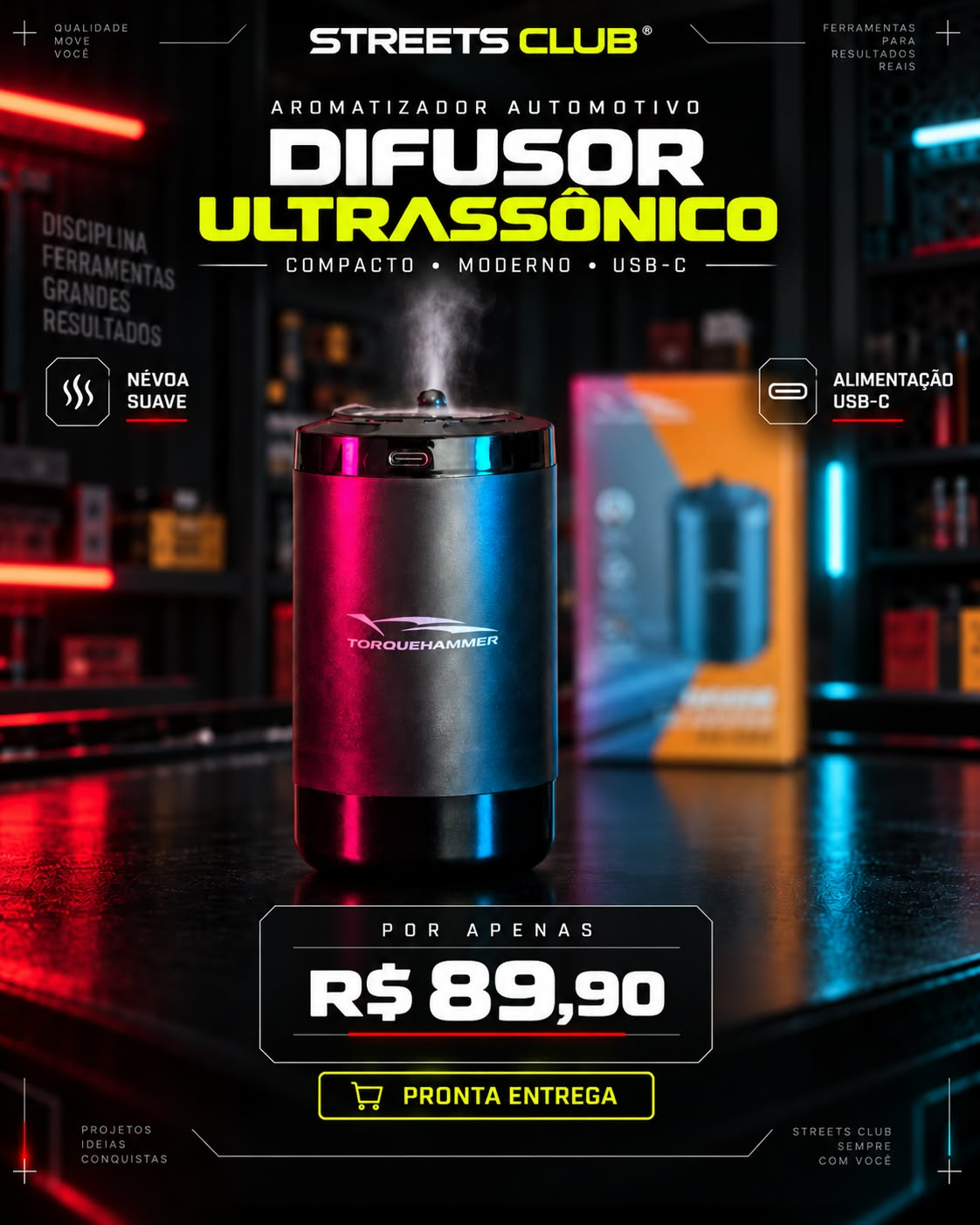 Difusor de Aromas Ultrassônico
